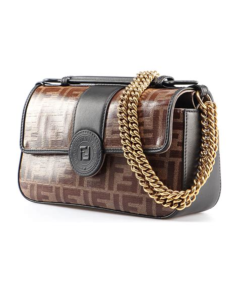 fendi double f bag|fendi denim bag.